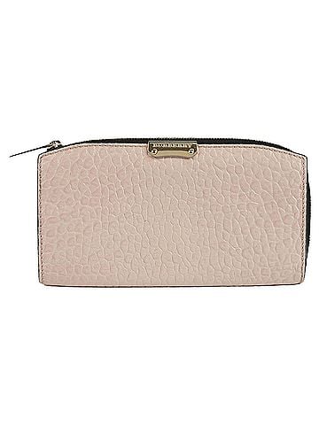 Burberry Gold Logo Round Long Wallet (view 1)