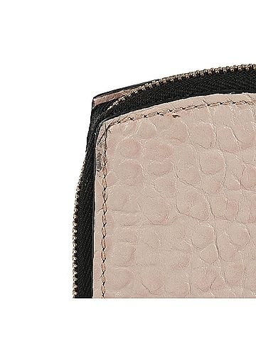 Burberry Gold Logo Round Long Wallet (view 2)