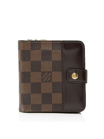 Louis Vuitton Louis Vuitton Vintage Damier Ebene Zipped Compact Wallet (view 1)