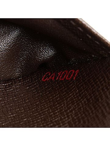 Louis Vuitton Louis Vuitton Vintage Damier Ebene Zipped Compact Wallet (view 2)