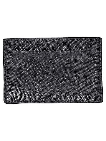 Prada Prada Lux Card Holder in Black Saffiano Leather (view 1)