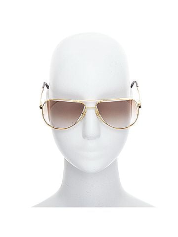 Maison Margiela Maison Martin Margiela Mykita MMM02G gold cut out aviators (view 2)