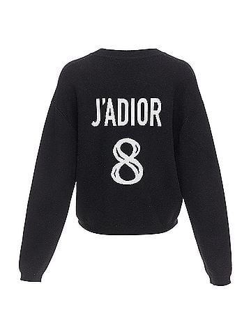 Christian Dior CHRISTIAN DIOR JADIOR 8 black cashmere blend pullover sweater FR36 S (view 1)