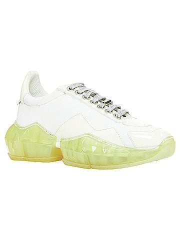 Jimmy Choo Jimmy Choo Diamond white mint green jelly sole dad sneakers EU35.5 (view 2)