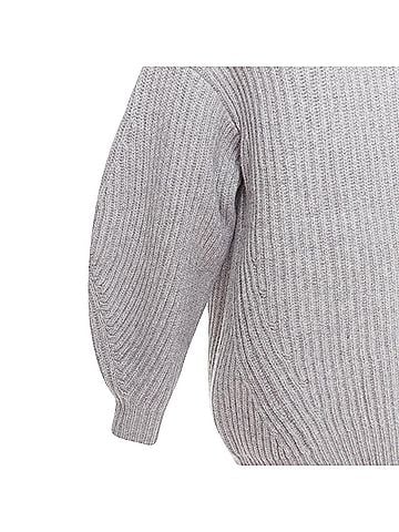 Acne ACNE STUDIOS 2016 Isa grey wool chunky turtleneck ribbed sweater XS (view 2)