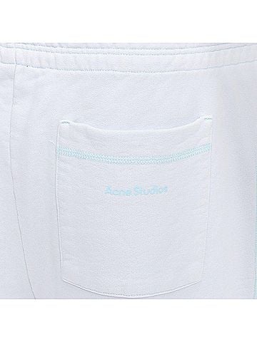 Acne ACNE STUDIOS light blue cotton contrast stitching sweat pants M (view 2)