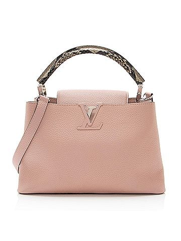 Louis Vuitton Louis Vuitton Taurillon Python Capucines PM Bag (view 1)