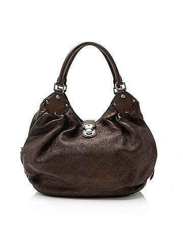 Louis Vuitton Louis Vuitton Metallic Mahina Leather L Hobo (view 1)