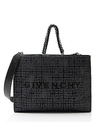 Givenchy Givenchy 4G Embroidered Canvas Chain Medium G-Tote (view 1)