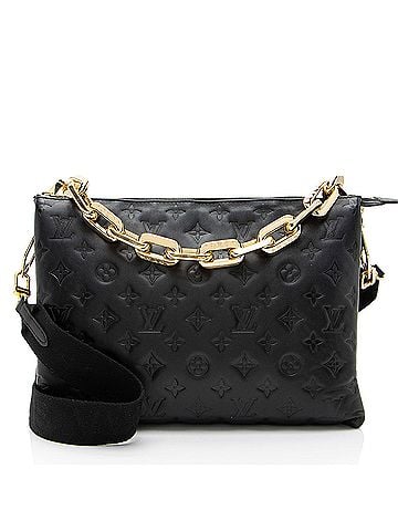 Louis Vuitton Louis Vuitton Monogram Embossed Lambskin Coussin MM Shoulder Bag (view 1)