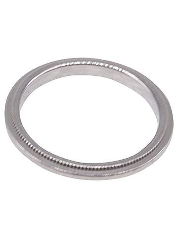Tiffany & Co. Tiffany & Co. Tiffany Together Milgrain Band Ring in Silver Platinum (view 2)