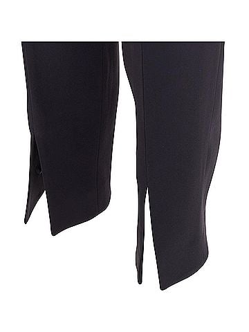 Alexander McQueen Alexander Mcqueen silky slit front high waisted cropped pants (view 2)