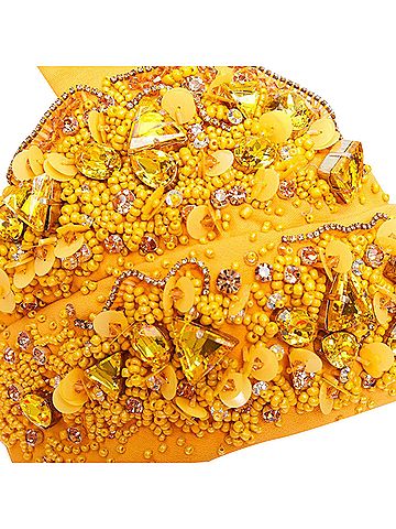 Prada Rare Prada Runway wool crystal jewel encrusted bustier top (view 2)