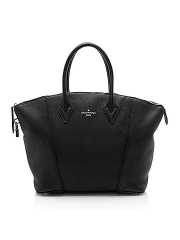 Louis Vuitton Louis Vuitton Taurillon Soft Lockit MM Satchel (view 1)