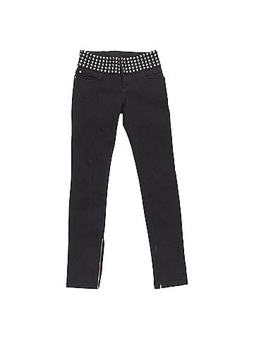 Gucci Gucci dome stud embellishment waist denim jeans (view 1)