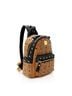 MCM 100% Leather Brown MCM Visetos Mini Studded Backpack One size - photo 3