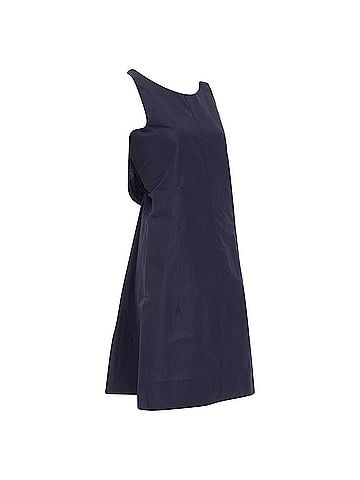 MARNI Marni cotton linen blend dipped cowl neck back shift dress (view 1)