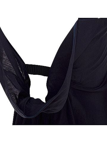 MARNI Marni cotton linen blend dipped cowl neck back shift dress (view 2)