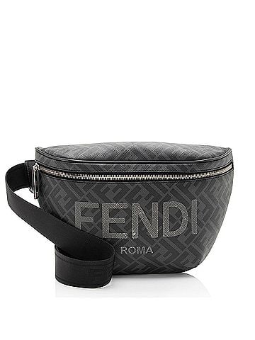 Fendi Fendi Coated Canvas FF Belt Bag (view 1)