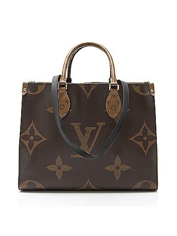 Louis Vuitton Louis Vuitton Giant Monogram Canvas Onthego MM Tote (view 1)