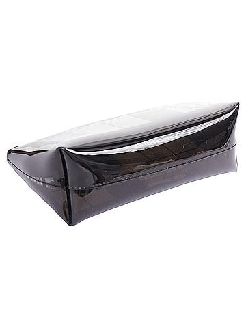 Chanel Chanel Coco Window black clear Pvc silver zip cosmetic pouch (view 2)