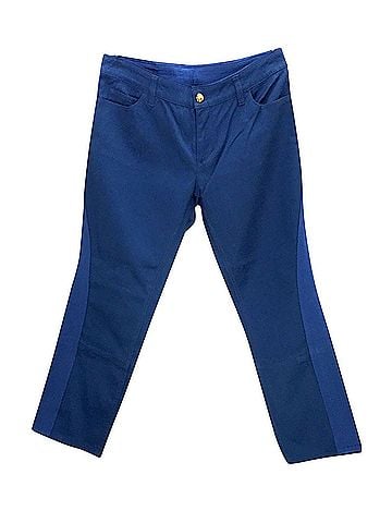 Louis Vuitton Louis Vuitton capri pants in bright blue denim (view 1)