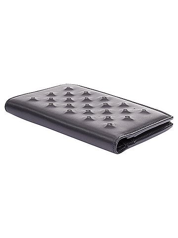 Bottega Veneta Bottega Veneta pierced stud details rectangular bifold purse wallet (view 2)