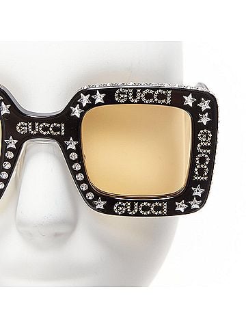 Gucci Gucci Alessandro Michele Hollywood Forever Crystal Sunnies (view 1)
