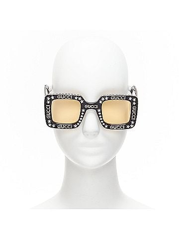 Gucci Gucci Alessandro Michele Hollywood Forever Crystal Sunnies (view 2)