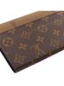 Louis Vuitton 100% Canvas Brown Louis Vuitton Sarah Monogram Reverse Giant canvas rectangular wallet One size - photo 6