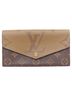 Louis Vuitton 100% Canvas Brown Louis Vuitton Sarah Monogram Reverse Giant canvas rectangular wallet One size - photo 9