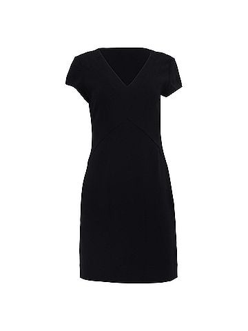 Diane von Furstenberg Diane von Furstenberg Norma Ponte Dress in Black Triacetate (view 1)