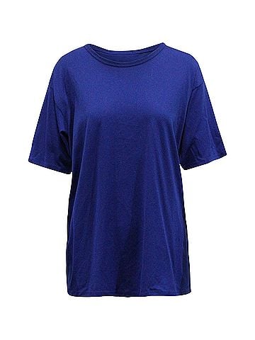 Acne Acne Studios Niagara Crewneck T-shirt in Blue Cotton  (view 1)