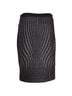 Diane von Furstenberg 100% Wool Black Diane Von Furstenberg Jacquard Pencil Skirt in Black Wool Size 6 - photo 4