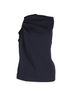 Escada 100% Silk Blue Escada Draped Top in Navy Blue Silk Size 10 - photo 1