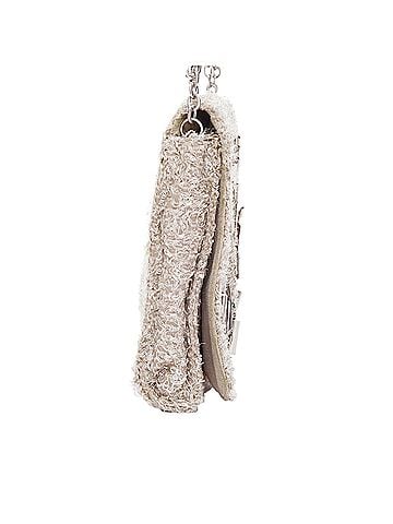Theory Theyskens Theory Embellished Lurex Appique Fold Clutch (view 2)