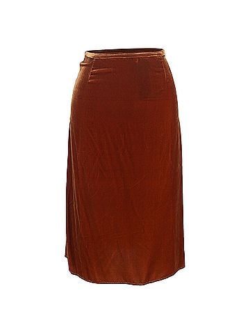 Joseph Joseph High-Waist Skirt in Brown Velvet (view 1)