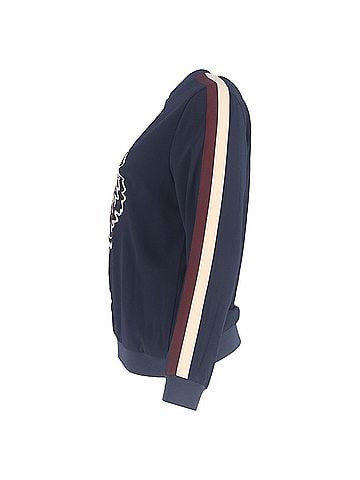 Kenzo Kenzo Tiger Motif Embroidered Sweatshirt in Navy Blue Cotton  (view 2)