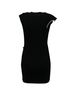 MSGM 100% Wool Black MSGM Frilled Knit Mini Dress in Black Wool Size S - photo 2