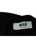 MSGM 100% Wool Black MSGM Frilled Knit Mini Dress in Black Wool Size S - photo 4