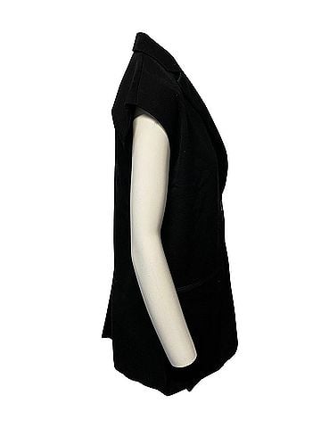 Moschino Moschino Velvet Vest Mini Dress in Black Acetate (view 2)