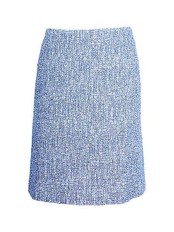 HUGO BOSS Boss Knee-Length Skirt in Blue Viscose (view 1)