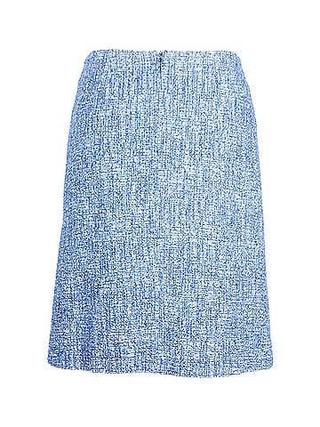 HUGO BOSS Boss Knee-Length Skirt in Blue Viscose (view 2)