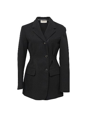 Dries Van Noten Dries Van Noten Blazer in Black Wool (view 1)