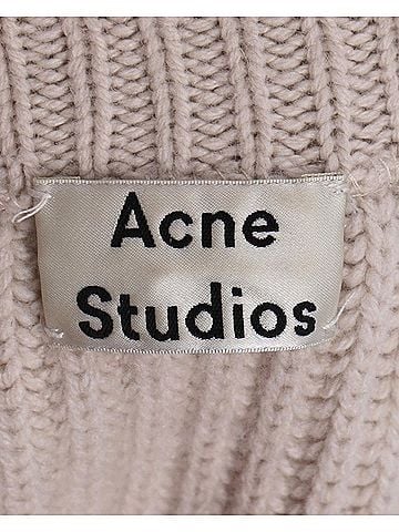 Acne Acne Studios Knit Sweater in Ecru Wool (view 2)