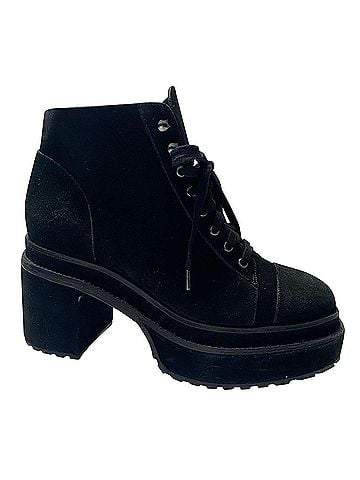 Cult Gaia Cult Gaia Ankle Boots in Black Suede (view 1)