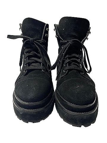 Cult Gaia Cult Gaia Ankle Boots in Black Suede (view 2)