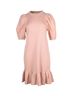 Ulla Johnson 100% Cotton Pink Ulla Johnson Knitted Puff Sleeve Dress in Pink Cotton Size S - photo 1