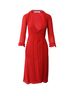 Reformation 100% Other Red Reformation Wrap Dress in Red Viscose Size XS - photo 1