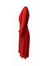 Reformation 100% Other Red Reformation Wrap Dress in Red Viscose Size XS - photo 3